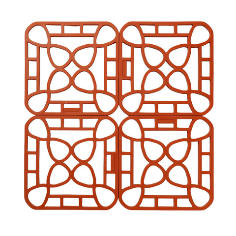 CapaBunga® Interlocking Trivet - Orange