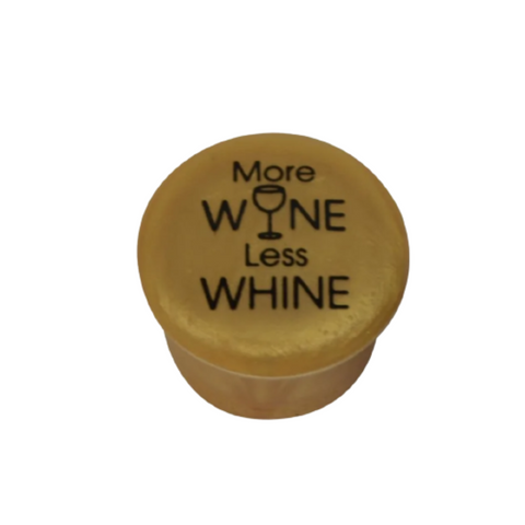 More Wine Less Whine Wine Cap - CapaBunga®