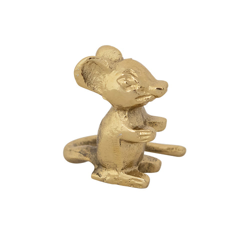 Cast Aluminum Gold Mouse