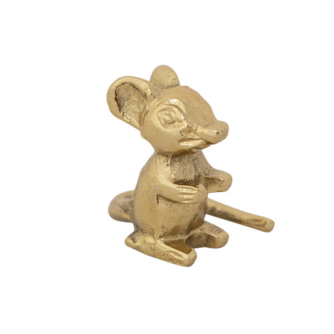 Cast Aluminum Gold Mouse