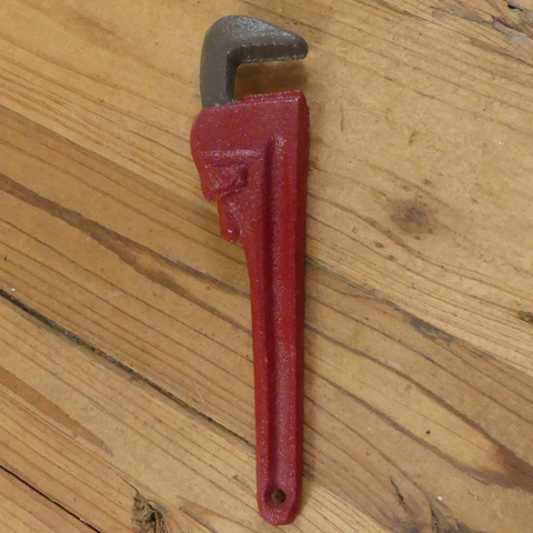 Cast Iron Pipe Wrench Bottle Opener