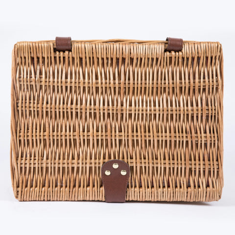 Catalina Picnic Basket Set - Red + White Plaid