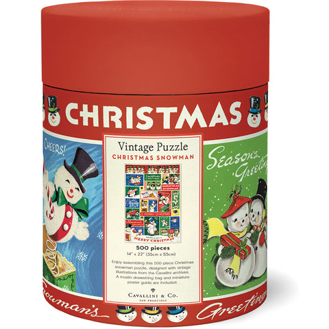 Cavallini Christmas Snowman Puzzle