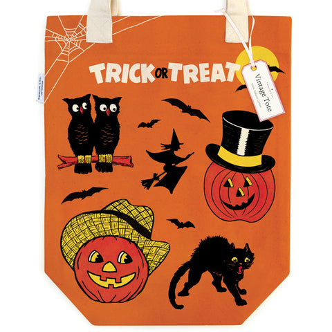 Cavallini Trick or Treat Halloween Tote