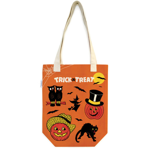 Cavallini Trick or Treat Halloween Tote