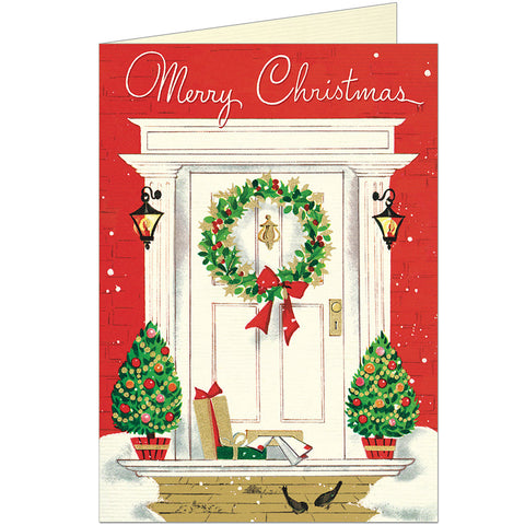 Cavallini "Christmas Home" Greeting Card