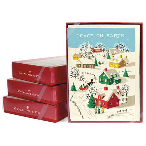 Cavallini Peace On Earth Boxed Notes