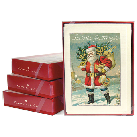 Cavallini Santa Claus Boxed Notes
