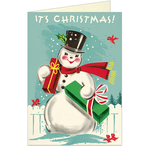 Cavallini Snowman Boxed Notes