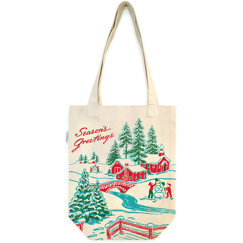 Cavallini Winter Wonderland Tote Bag