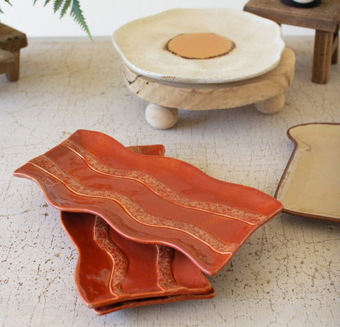 Ceramic Bacon Platter