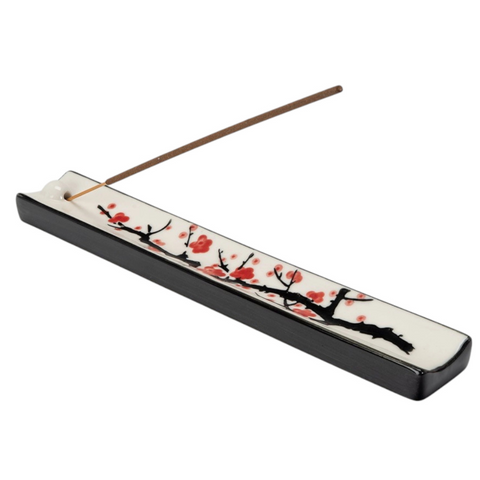 Ceramic Incense Holder - Cherry Blossoms