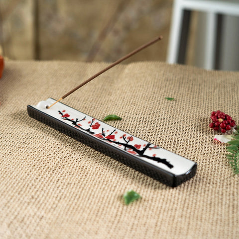 Ceramic Incense Holder - Cherry Blossoms