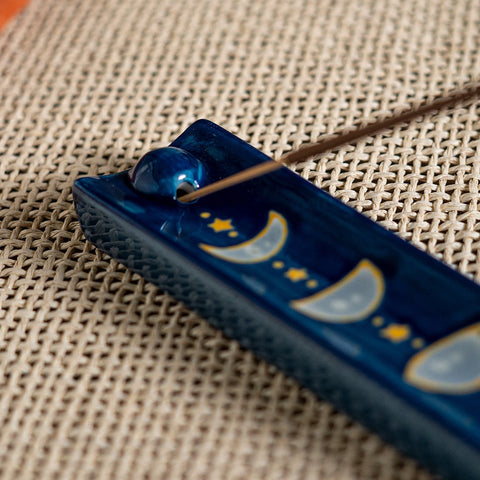 Ceramic Incense Holder - Moon Phase