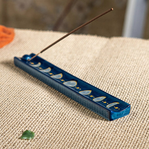 Ceramic Incense Holder - Moon Phase