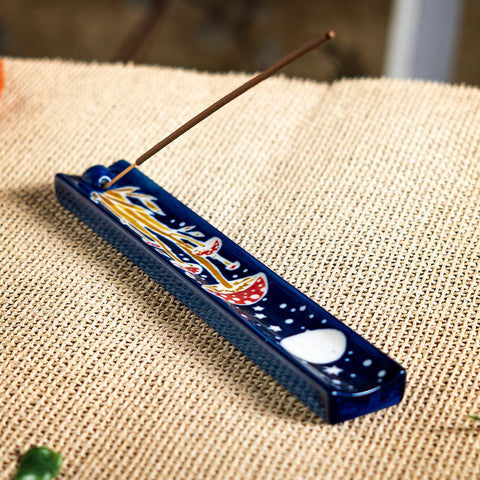 Ceramic Incense Holder - Toadstools