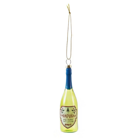 Champagne Bottle Ornament