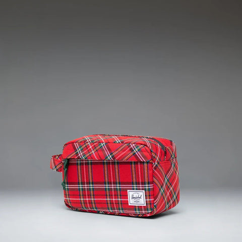 Chapter Travel Kit, Red Plaid - Herschel Supply Co.
