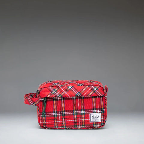 Chapter Travel Kit, Red Plaid - Herschel Supply Co.