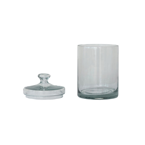Chiaro Storage Jar w/ Lid, 7.5"