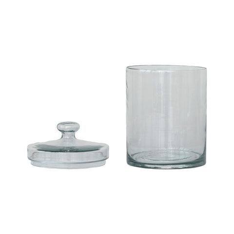 Chiaro Storage Jar w/ Lid, 8.75"