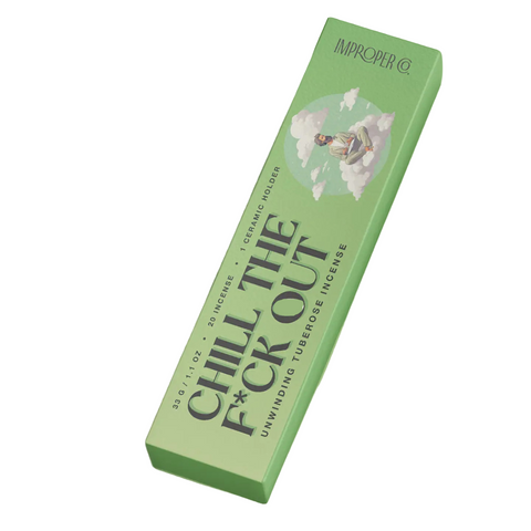 Chill The F*ck Out Incense (Unwinding Tuberose) - Improper Co.