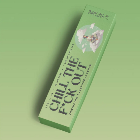 Chill The F*ck Out Incense (Unwinding Tuberose) - Improper Co.
