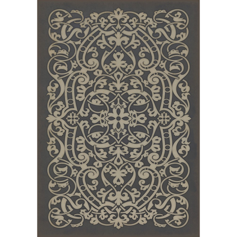 Pattern 77 "Chopin" Vinyl Floorcloth - Spicher & Co.