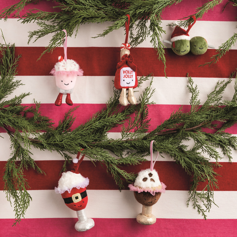 Christmas Cocktail Plush Ornament - Kris Tini