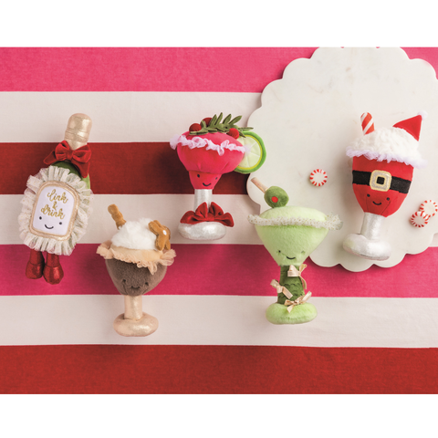 Christmas Cocktail Plush Pal - Tinsel-Tini