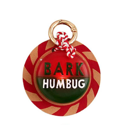 Light-Up Pet Collar Charm - Bark Humbug