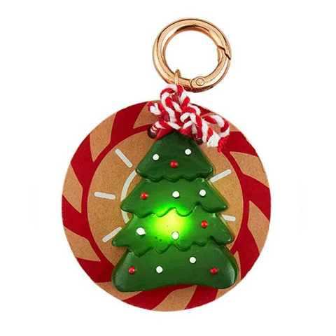 Light-Up Pet Collar Charm - Christmas Tree