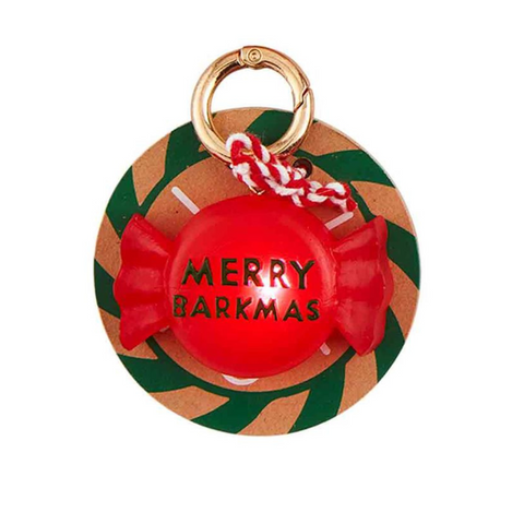 Light-Up Pet Collar Charm - Merry Barkmas