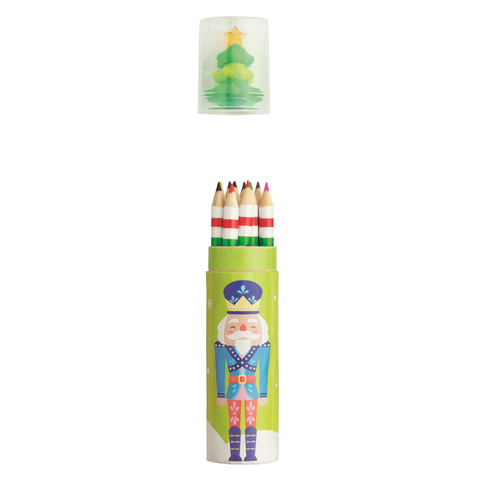 Christmas Pencil & Eraser Set - Nutcracker