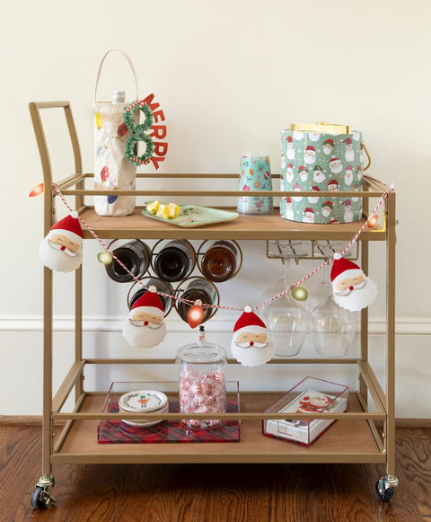 Christmas Lights Wine Bag