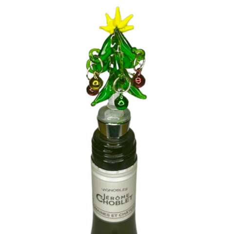 Holiday Icon Bottle Stopper, Christmas Tree