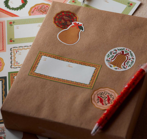 Christmastide Gift Stickers & Labels - Rifle Paper Co