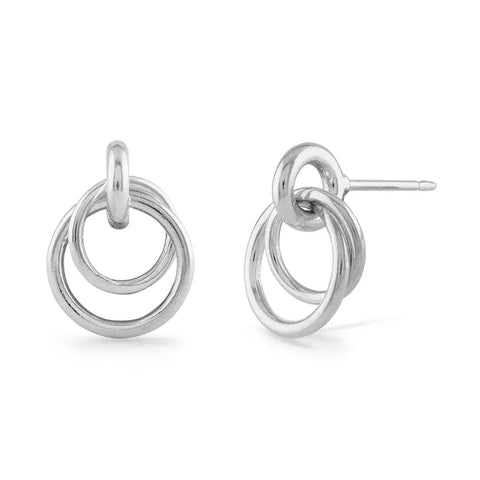 Circle Dangle Studs Earring - Boma