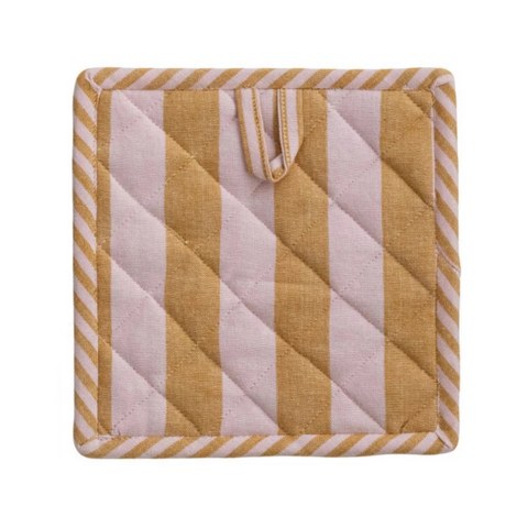 Circo Pot Holder - Pink + Gold