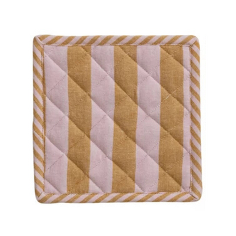 Circo Pot Holder - Pink + Gold
