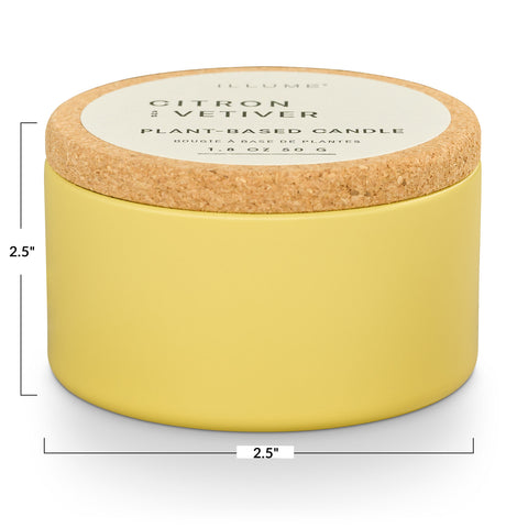 Citron & Vetiver Verde Tin with Cork Lid