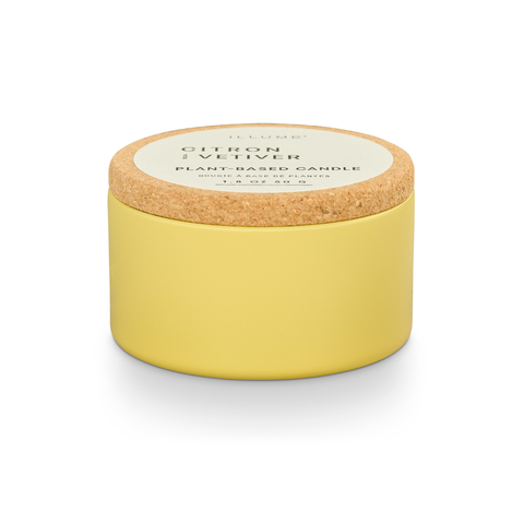 Citron & Vetiver Verde Tin with Cork Lid