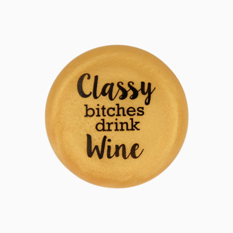 Classy Bitches Drink Wine Wine Cap - CapaBunga®
