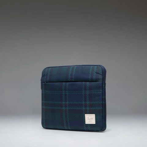 Cloudform Anchor 11 Inch Sleeve, Tartan Plaid Black Iris - Herschel Supply Co.