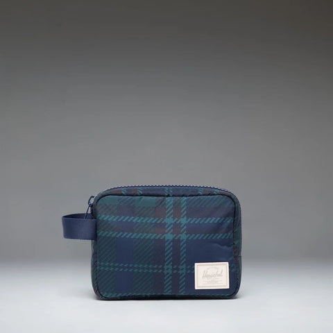 Cloudform Anchor Organizer, Tartan Plaid Black Iris - Herschel Supply Co.