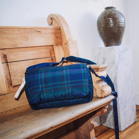 Cloudform Crossbody, Tartan Plaid Black Iris - Herschel Supply Co.