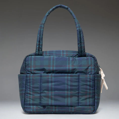 Cloudform Duffle, Tartan Plaid Black Iris - Herschel Supply Co.