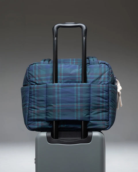 Cloudform Duffle, Tartan Plaid Black Iris - Herschel Supply Co.