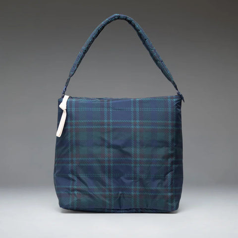 Cloudform Tote, Tartan Plaid Black Iris - Herschel Supply Co.