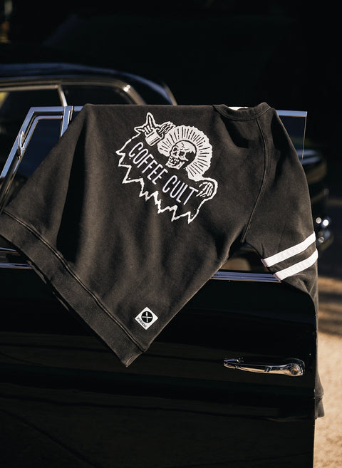 Coffee Cult Crewneck Sweatshirt by Pyknic